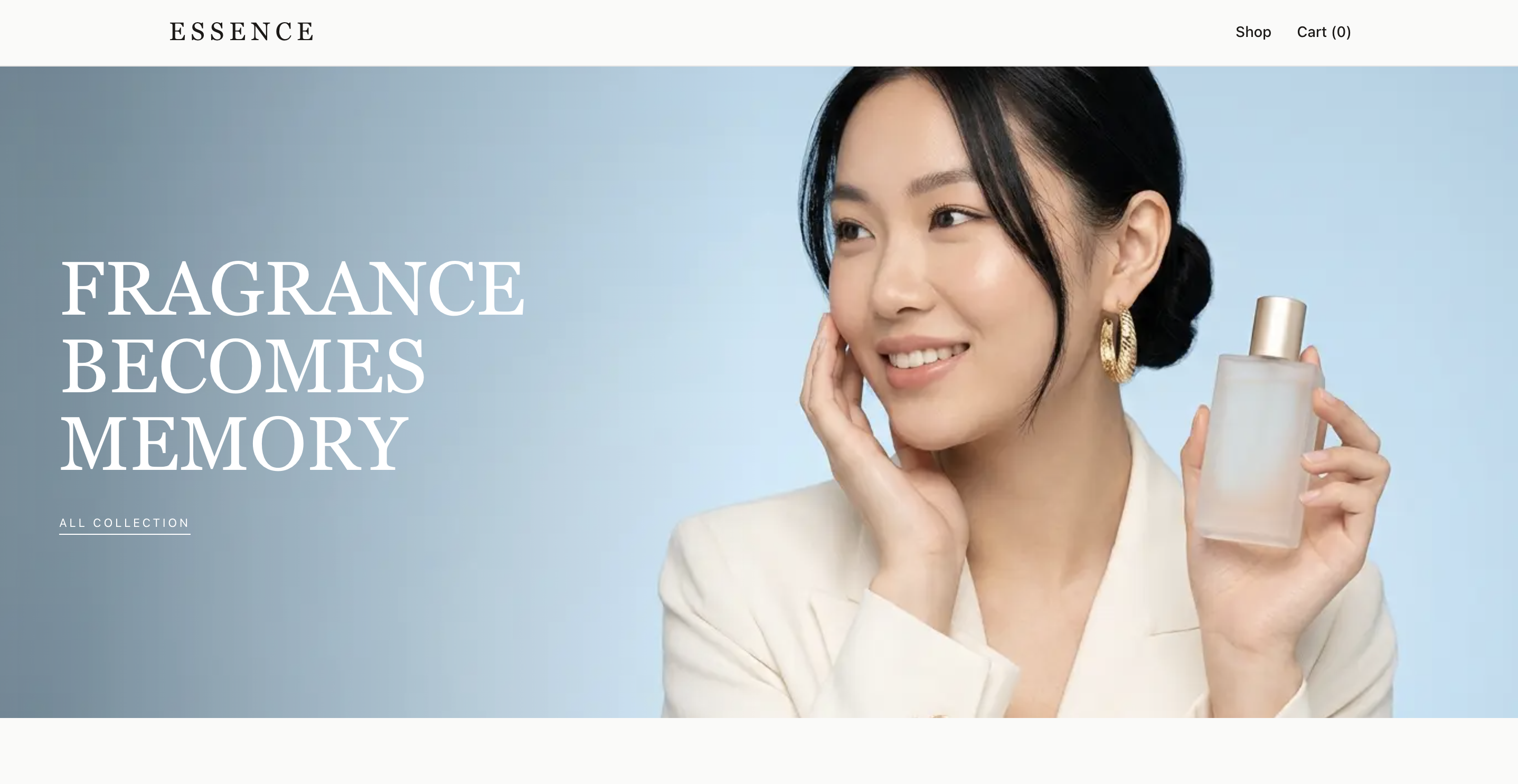 Essence storefront preview