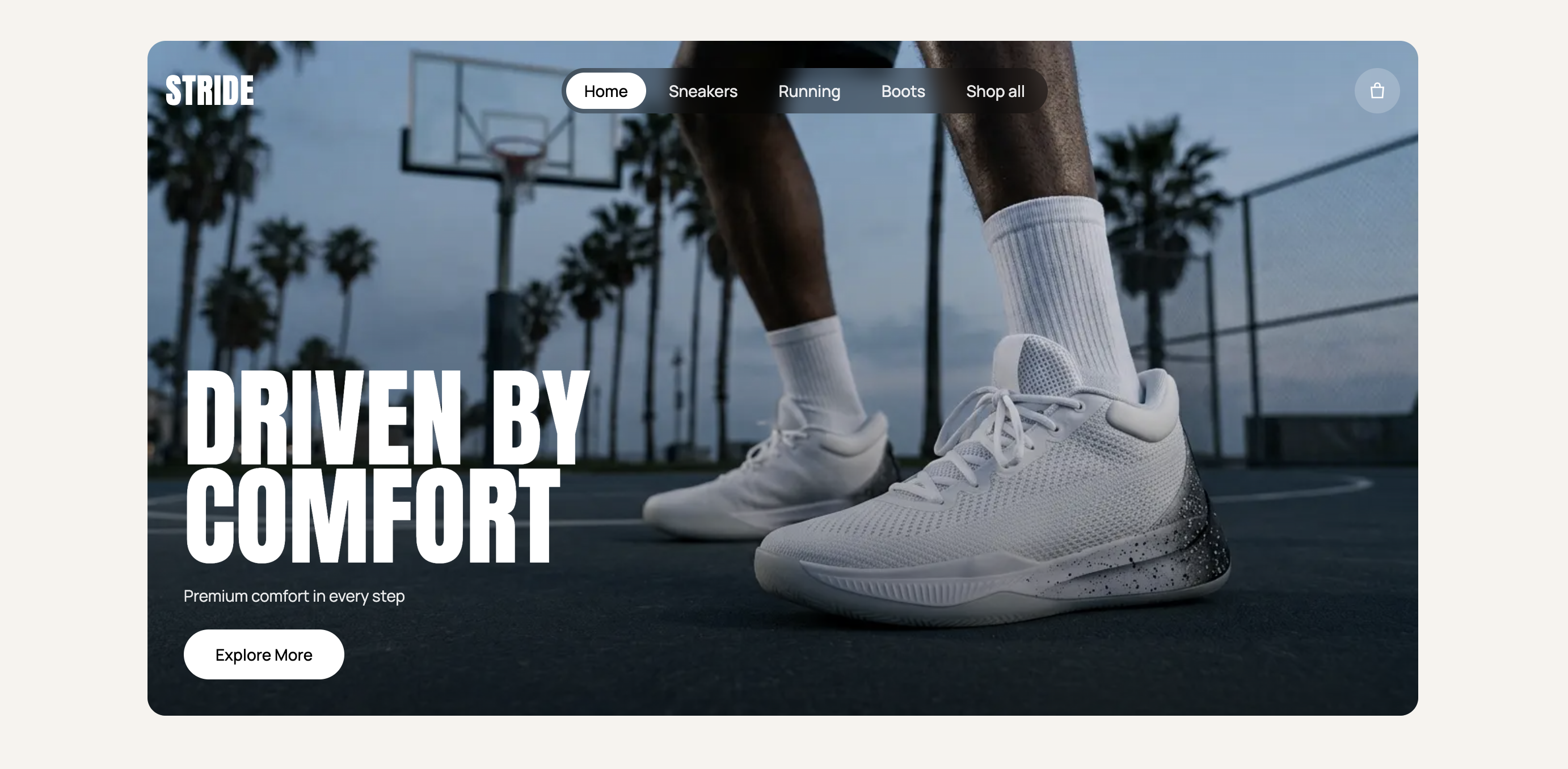 Stride storefront preview